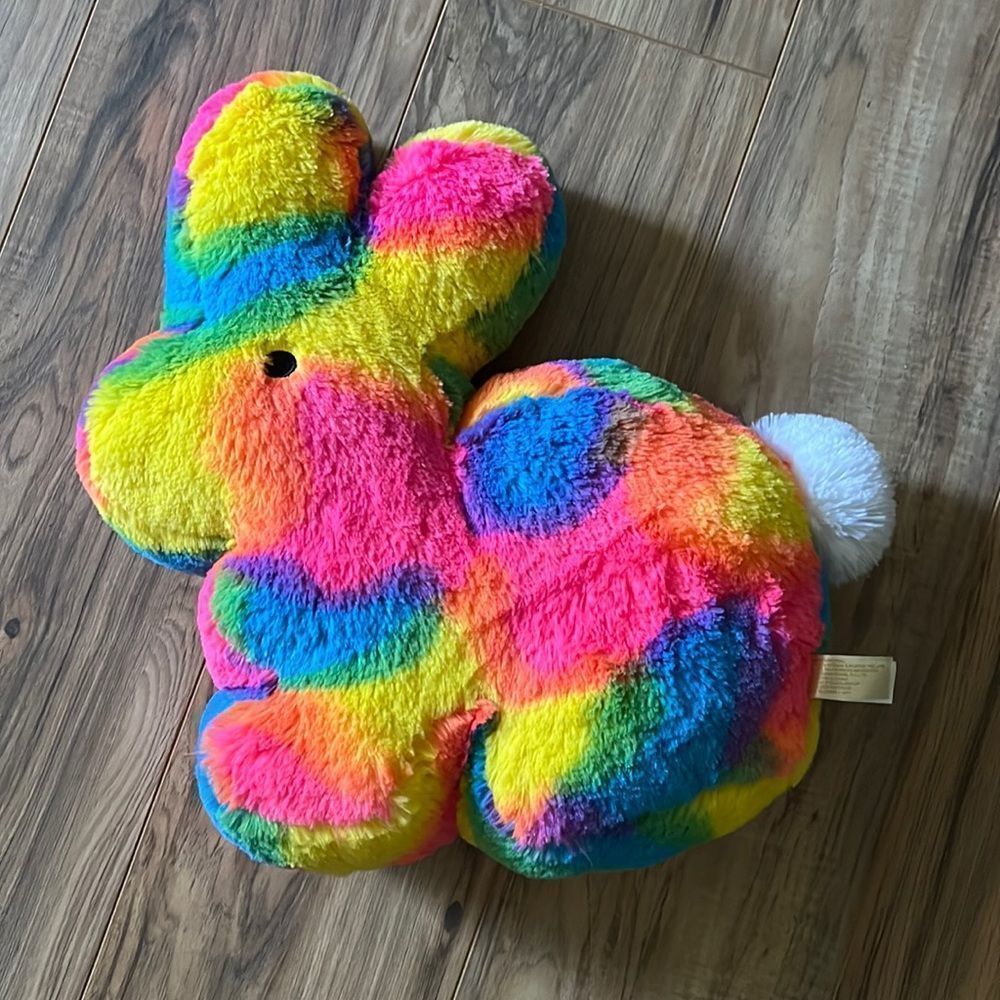 Rainbow Plush TieDye Cotton Candy Sweet Scented Easter Bunny Rabbit NWT SALE